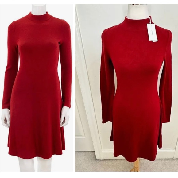 ❤️ NEW Vince sweater dress NEVER WORN mock neck long sleeve - Picture 3 of 7